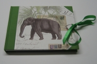 Reisboekje met olifant 13 x 17cm